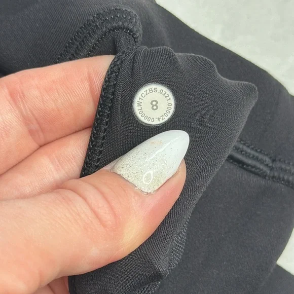 Lululemon one piece thong body suit True Navy and Black, size 8 - Picture 15 of 15